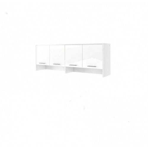 Sienas plaukts virs gultas CONCEPT PRO CP10, balts glancēts Sienas plaukts virs gultas CONCEPT PRO CP10, balts glancēts